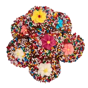 Flikken met suikerdecoratie