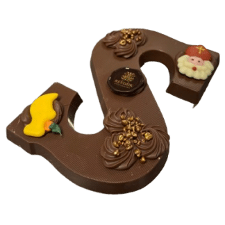 Luxe, ambachtelijke chocoladeletter