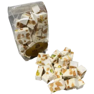 Ambachtelijk nougat met amandel en pistache