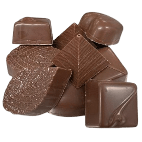 Suikervrije bonbons melkchocolade