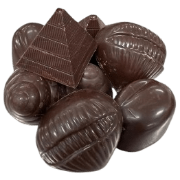 Suikervrije bonbons pure chocolade