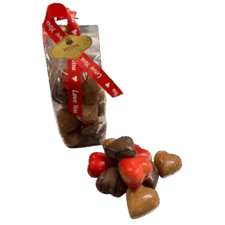 Hazelnootpraliné hartbonbons